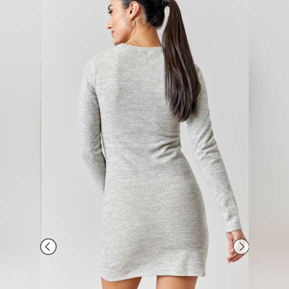 Vici ruched front sweater dress - Picture 5 of 8